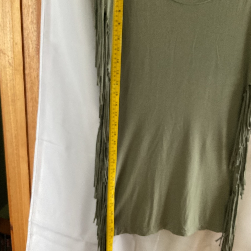 VENUS Fringe Detail Green Women's Dress size S - Picture 5 of 5